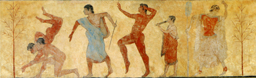 Итальянская фреска Праздник (Festa)