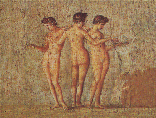 Фреска Три грации  (Tre  grazie)