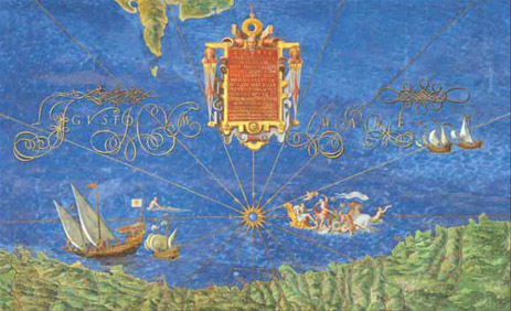 Декоративная фреска Карта (Cartina)